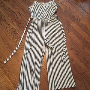 NWT Striped Jumpsuit | Caution to the Wind